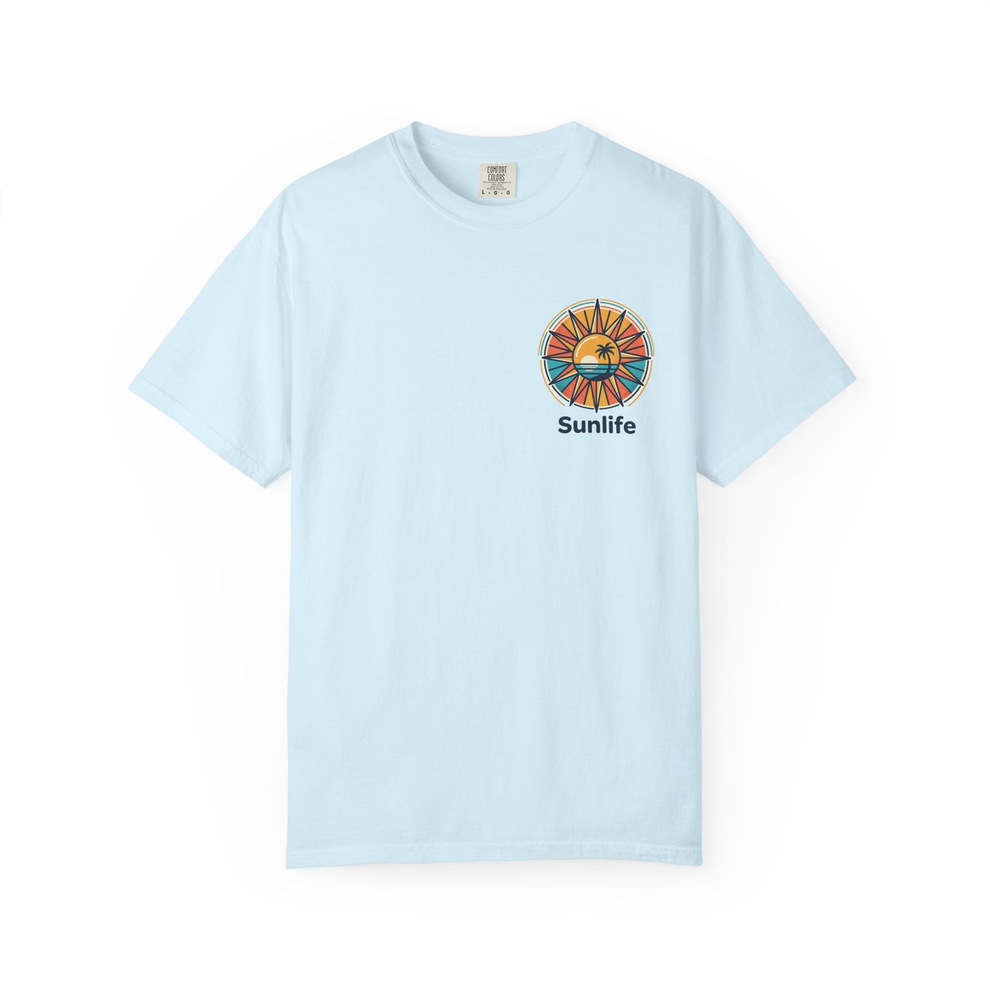 T-shirt Unisexe Sunlife — Coton Premium Teinté à la Pièce