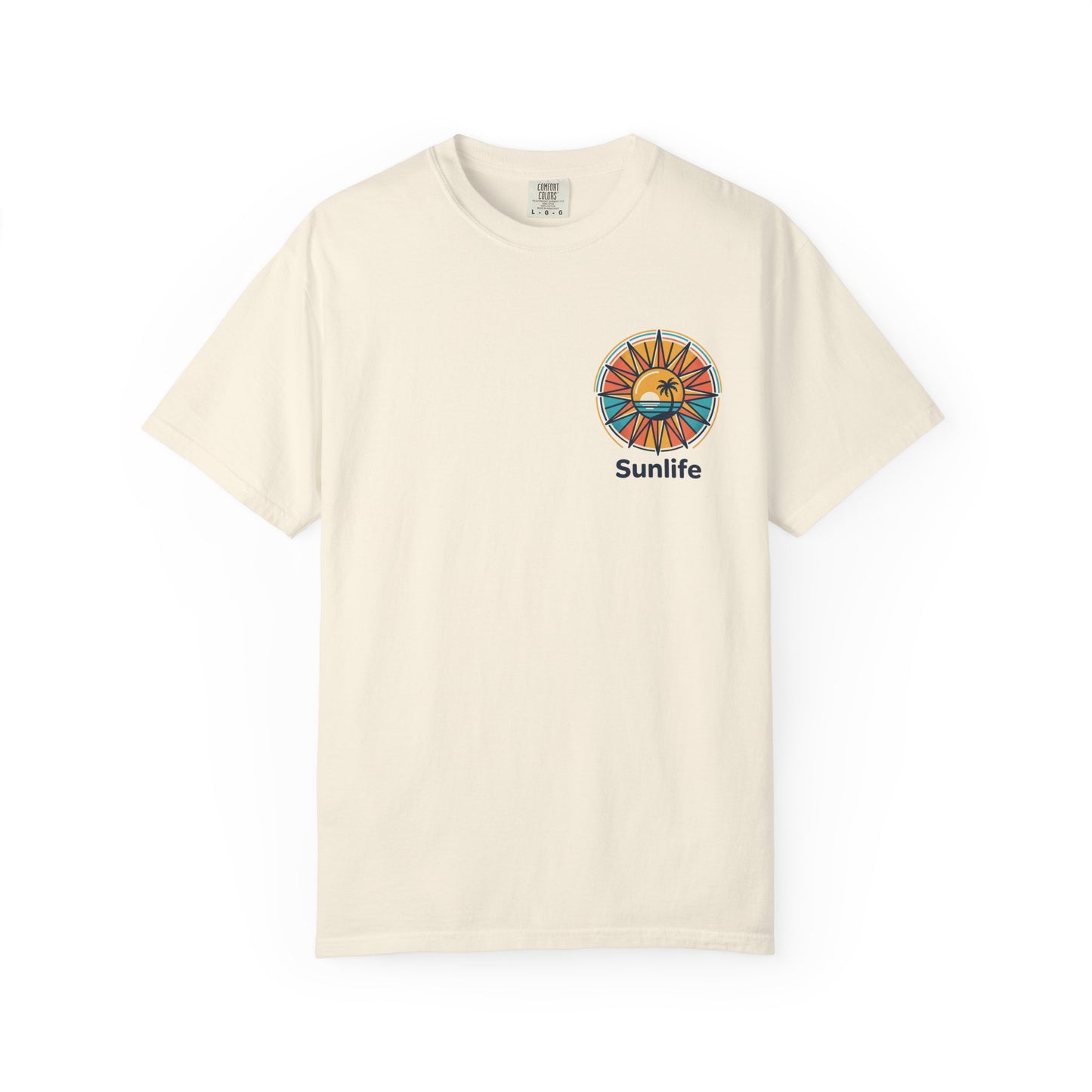 T-shirt Unisexe Sunlife — Coton Premium Teinté à la Pièce