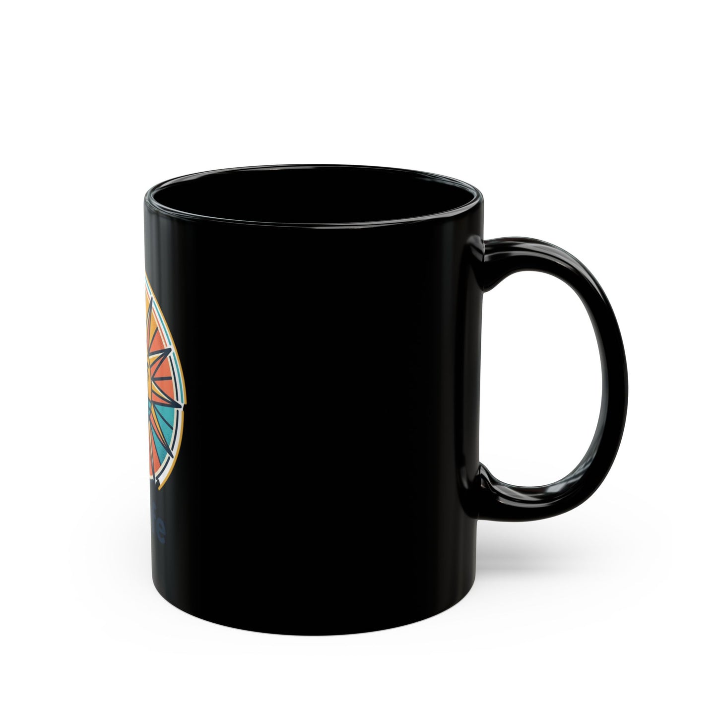 Mug Céramique Noir Sunlife — Design Exclusif |350 ml