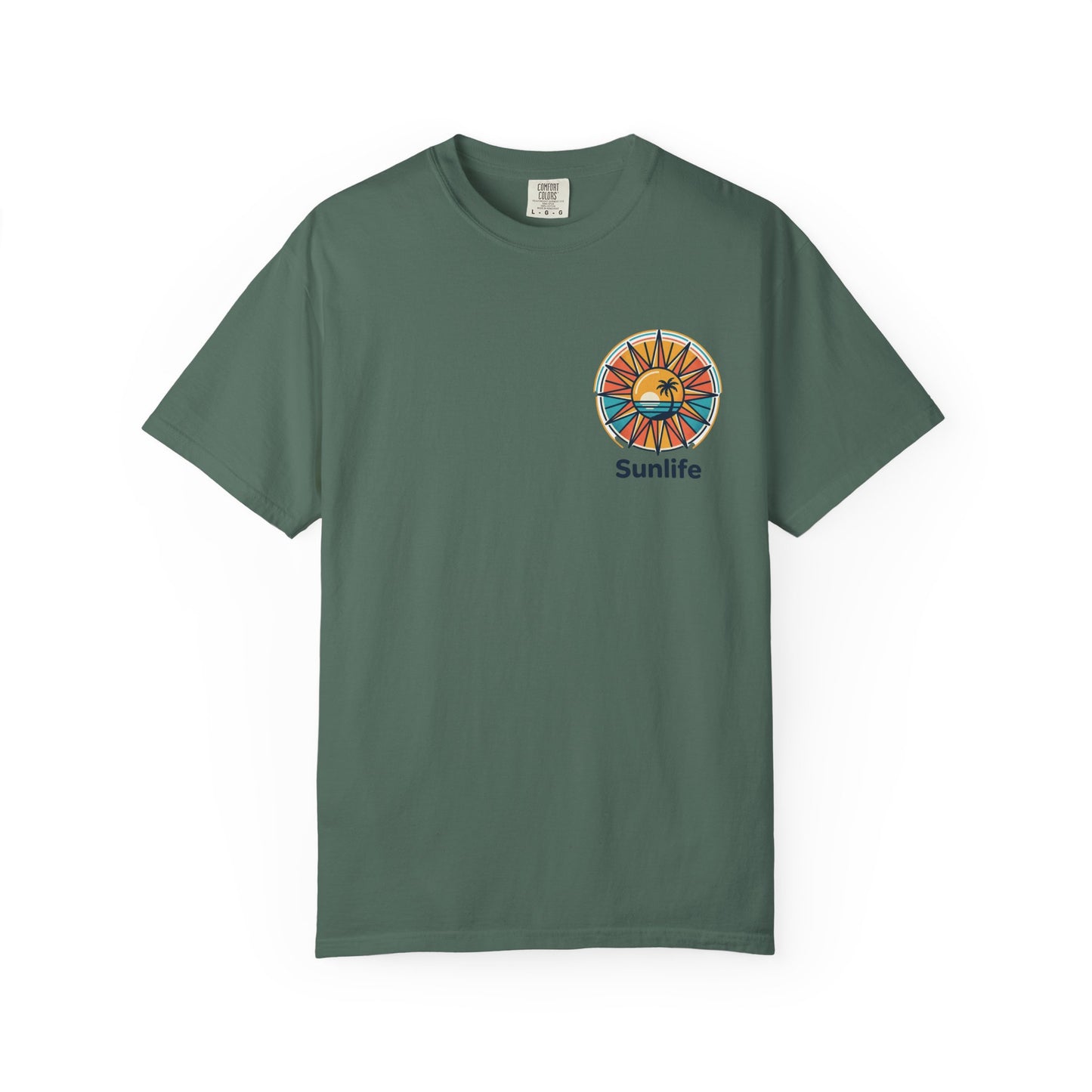 T-shirt Unisexe Sunlife — Coton Premium Teinté à la Pièce
