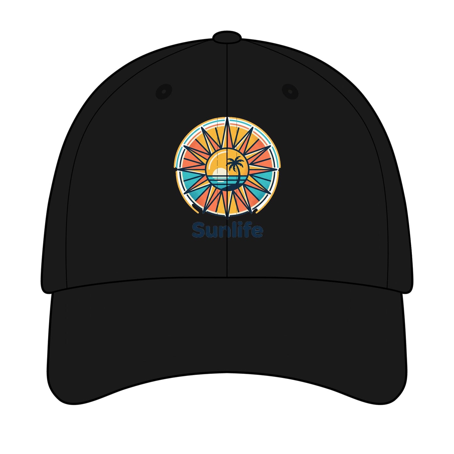 Casquette Baseball Brodée — Logo Coucher de Soleil | Sunlife