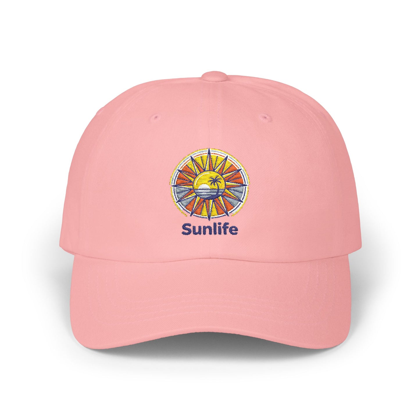 Casquette Dad Cap Brodée — Lever de Soleil Rétro | Sunlife